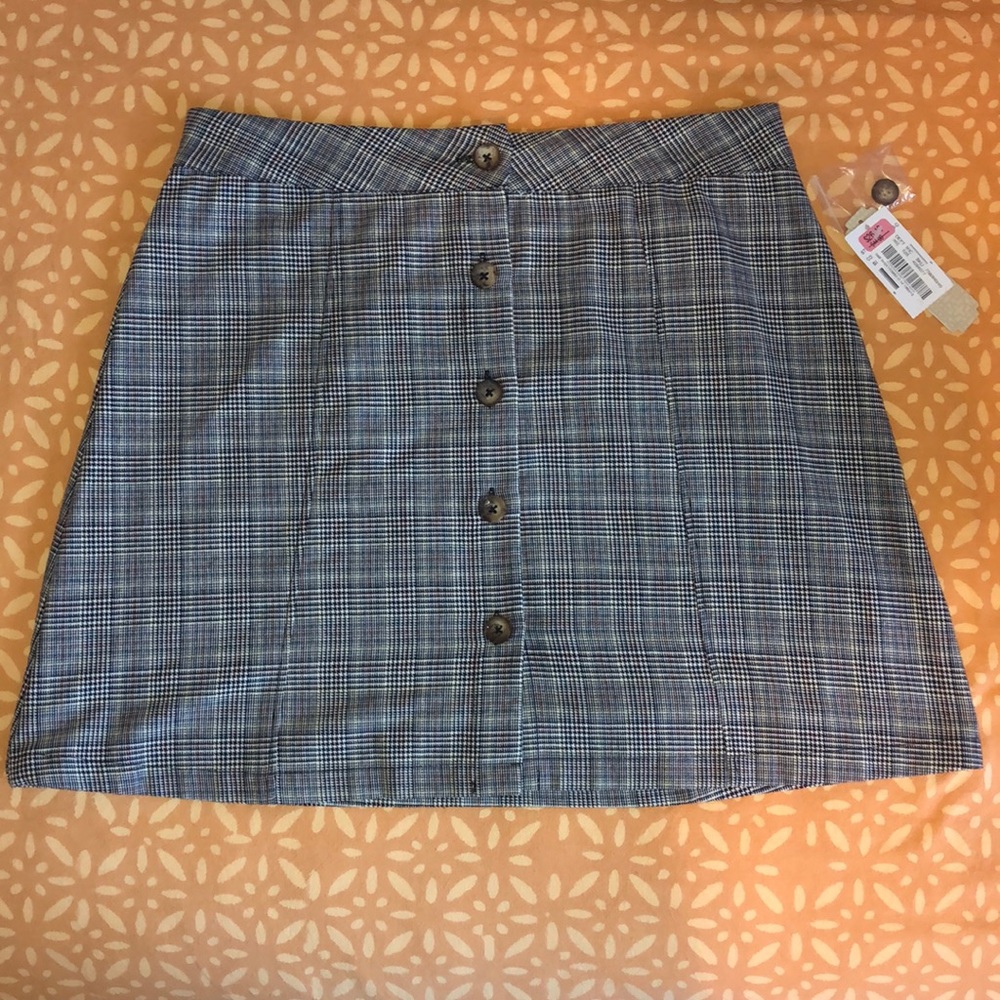 Gianni Bini Button Down High Wasted Skirt